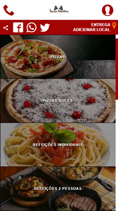 Pizzaria Terra Nostra Ekran Görüntüleri