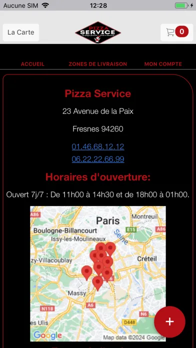 Capturas de tela do Pizza Service Fresnes