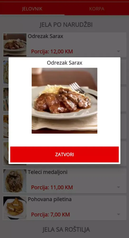 Captures d'écran de Restoran Sarax Lukavica