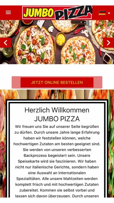Jumbo Pizza سکرین شاٹس