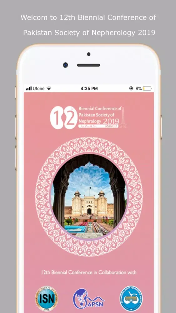 Capturas de tela do Pakistan Society of Nephrology
