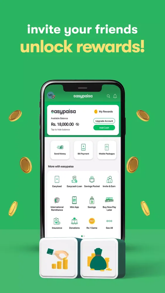 Capturas de pantalla de easypaisa