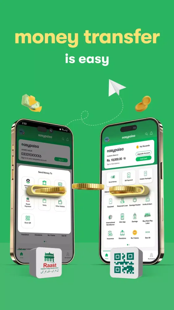 Capturas de pantalla de easypaisa