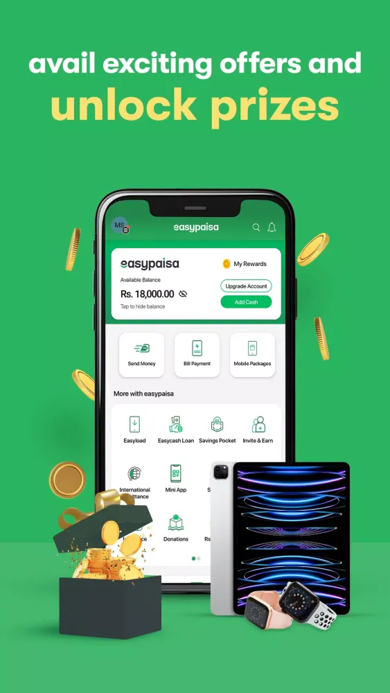 Capturas de pantalla de easypaisa