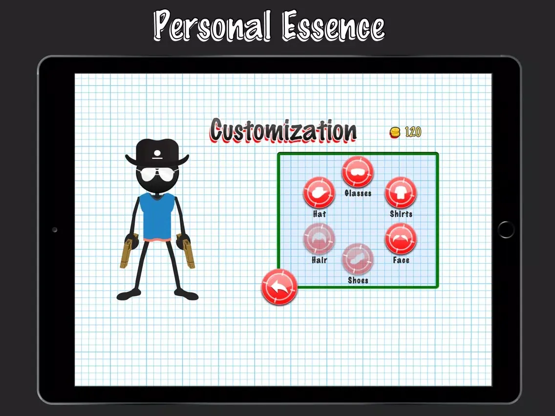 Capturas de tela do Stickman Gun Shooter iPad 