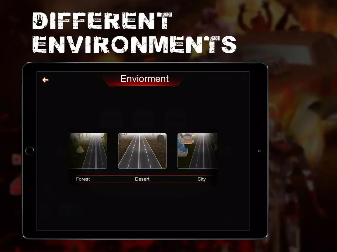 Zombie Road Killer iPad  スクリーンショット