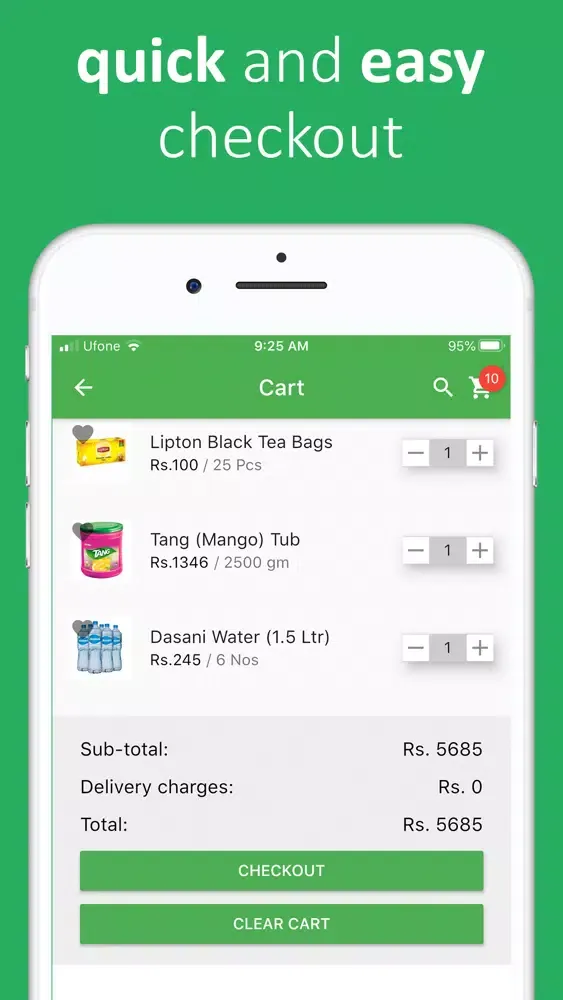 Deliver It - Food & Grocery Ekran Görüntüleri