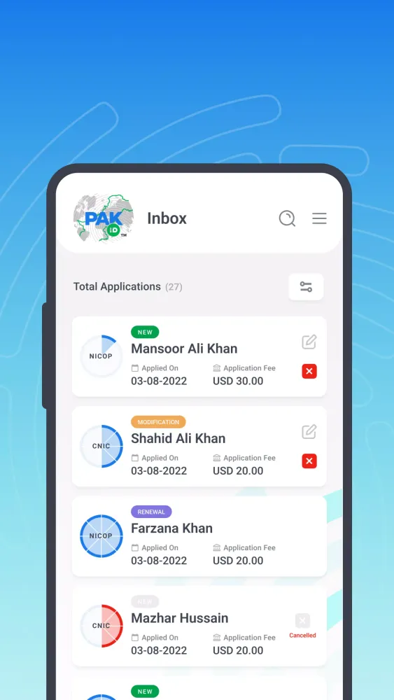 Pak Identity Screenshots