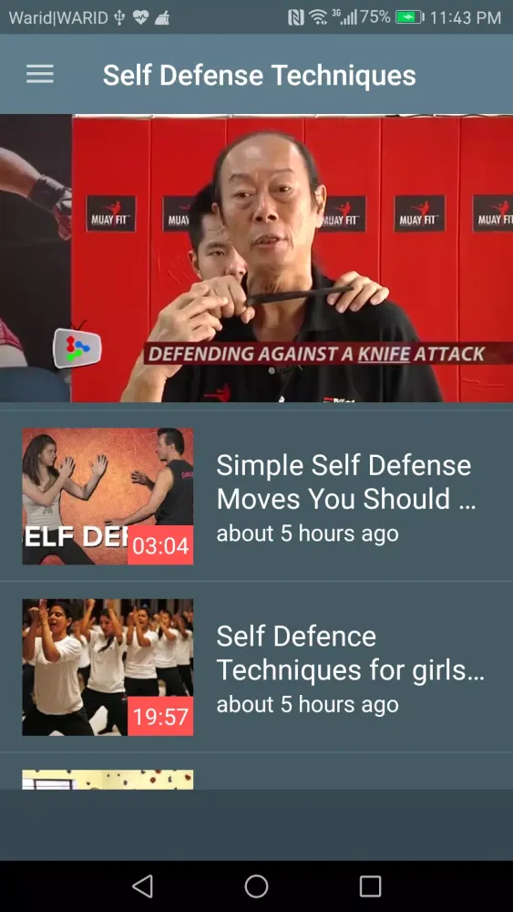 Self Defense应用截图