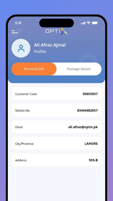 My Optix سکرین شاٹس