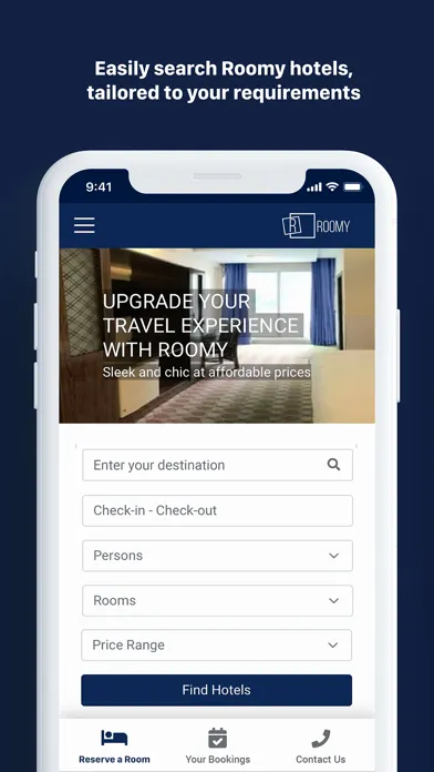 Roomy.pk Hotels Screenshots