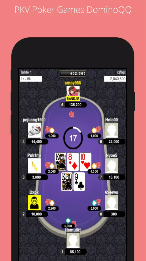 PKV Poker Games DominoQQ Ekran Görüntüleri