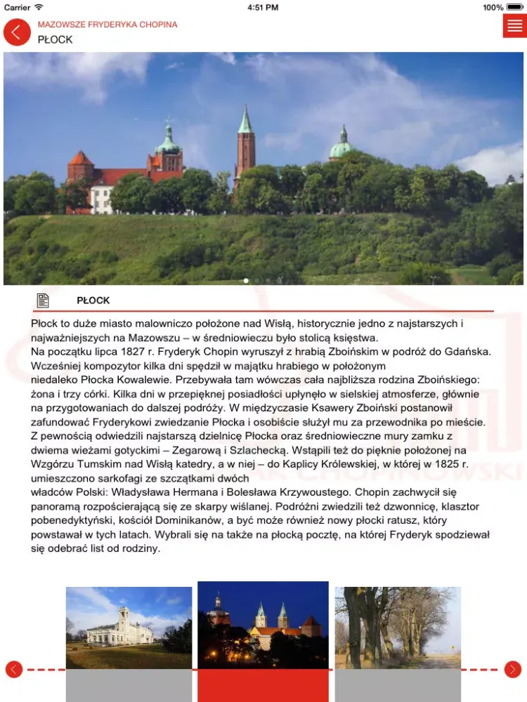 Dziedzictwo Mazowsza iPad  Screenshots