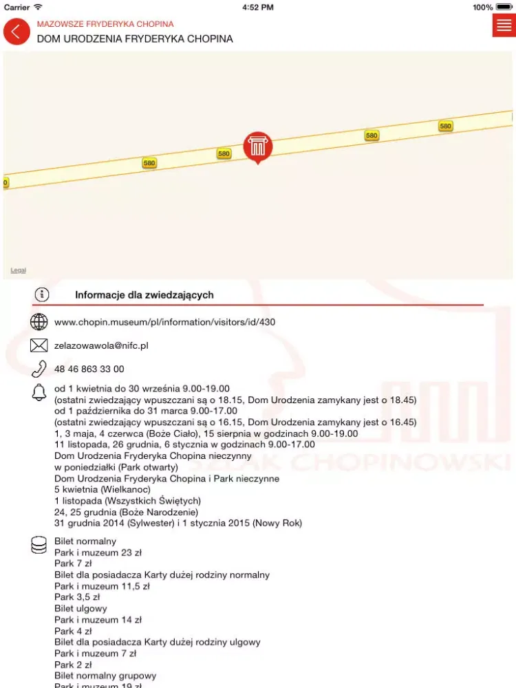 Dziedzictwo Mazowsza iPad  Screenshots