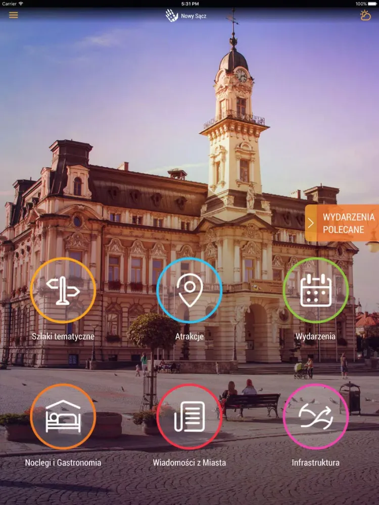 Zrzuty ekranu Nowy Sącz iPad 