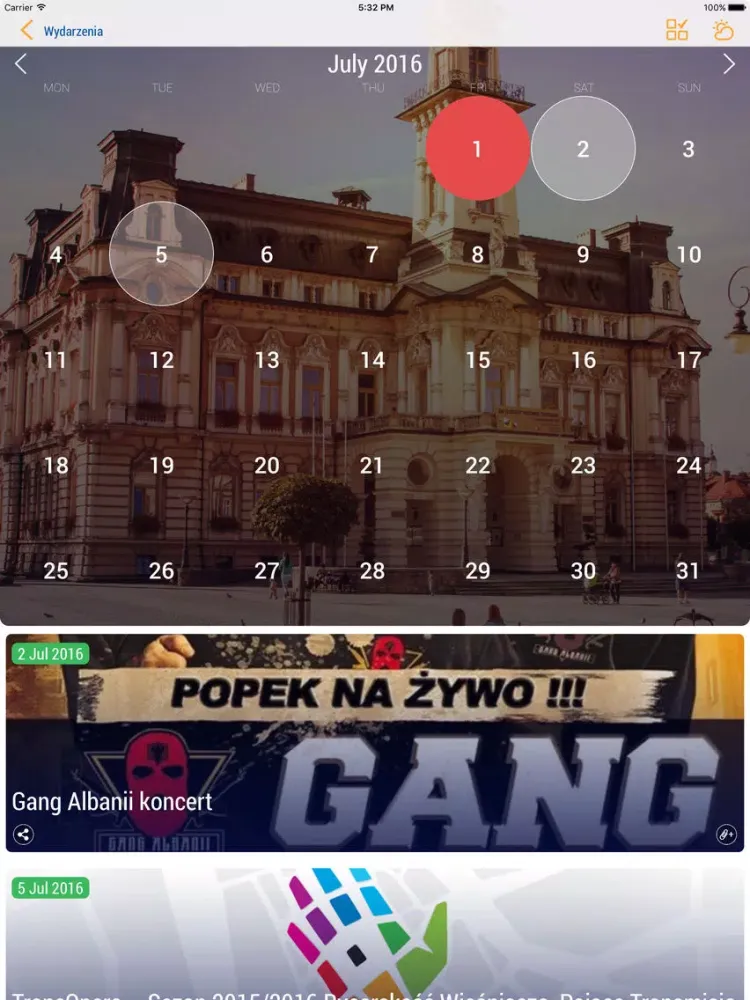 Zrzuty ekranu Nowy Sącz iPad 