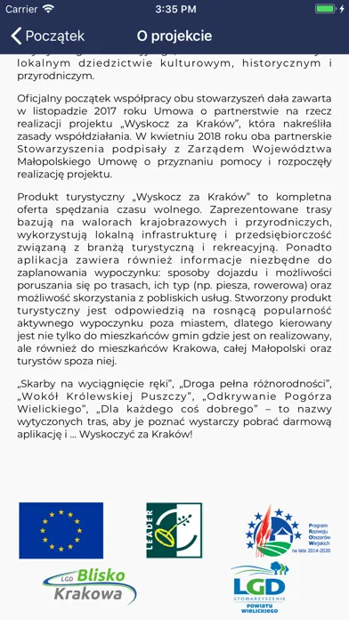 Zrzuty ekranu Wyskocz Za Kraków