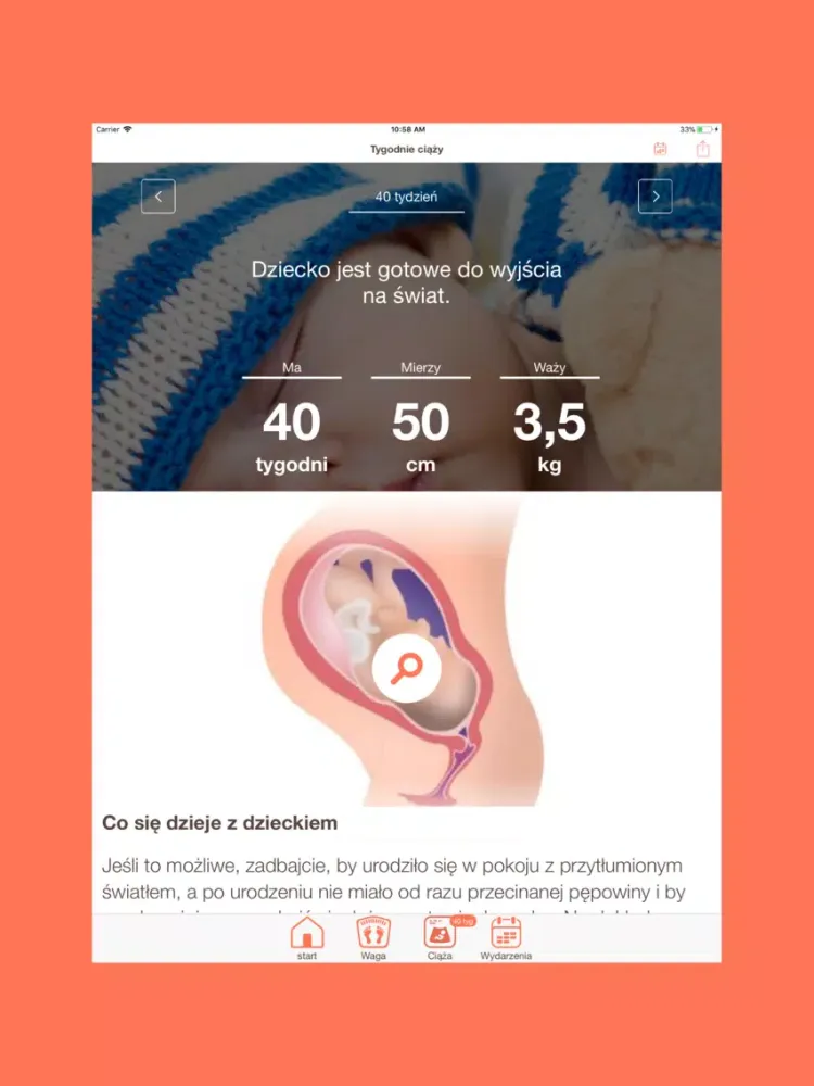 Moja ciąża z eDziecko.pl iPad  Screenshots