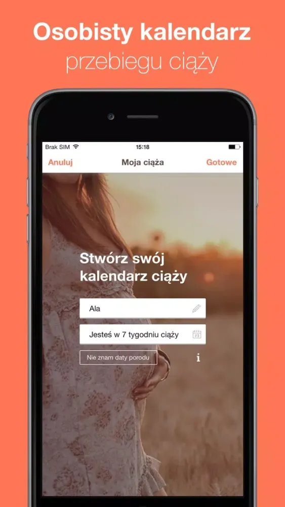 Moja ciąża z eDziecko.pl Screenshots