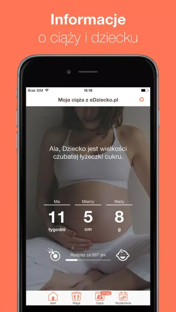 Moja ciąża z eDziecko.pl Screenshots