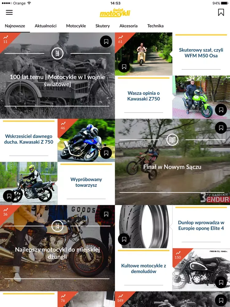 Świat Motocykli - moto, skutery i akcesoria iPad  スクリーンショット