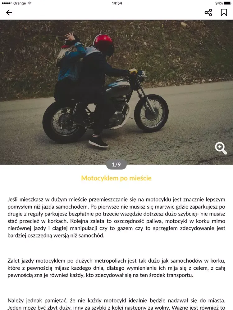 Świat Motocykli - moto, skutery i akcesoria iPad  スクリーンショット