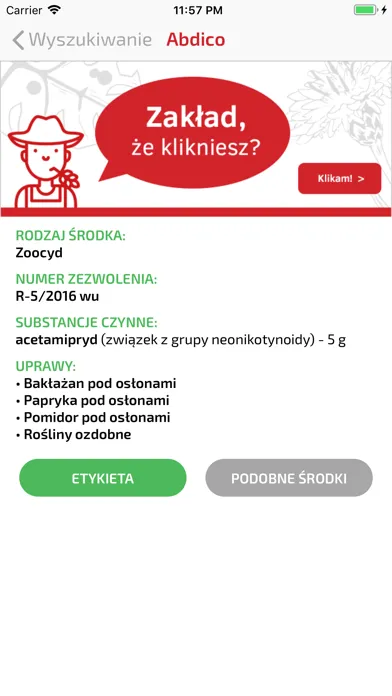 Capturas de pantalla de Vademecum Ochrony Roślin