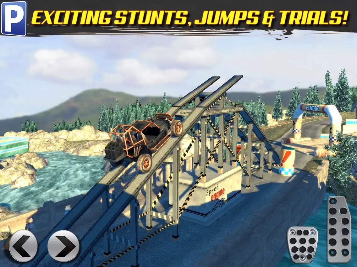 Offroad 4x4 Truck Trials Parking Simulator a Real Car Stunt Driving Racing Sim iPad Screenshots