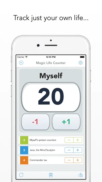 ภาพหน้าจอของ Magic Life Counter
