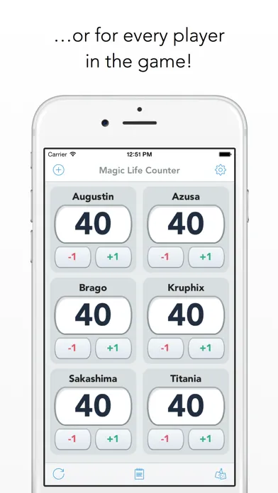 ภาพหน้าจอของ Magic Life Counter