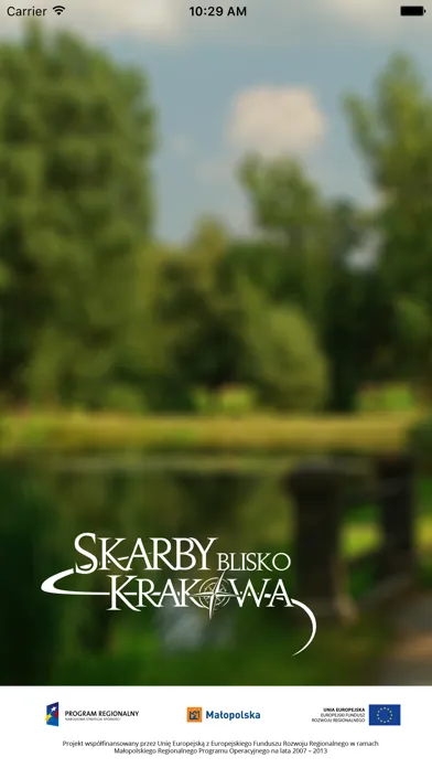 Capturas de tela do Skarby Blisko Krakowa