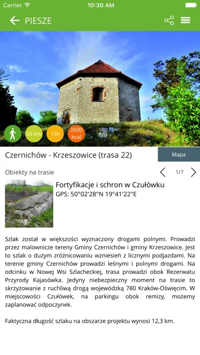 Capturas de tela do Skarby Blisko Krakowa