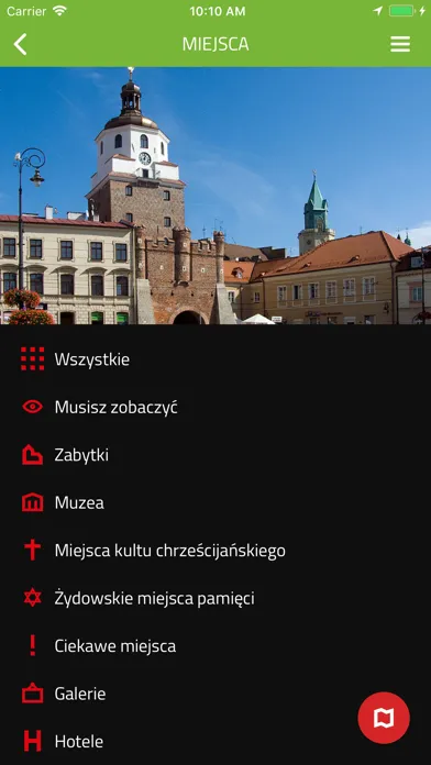Capturas de tela do Turystyczny Lublin