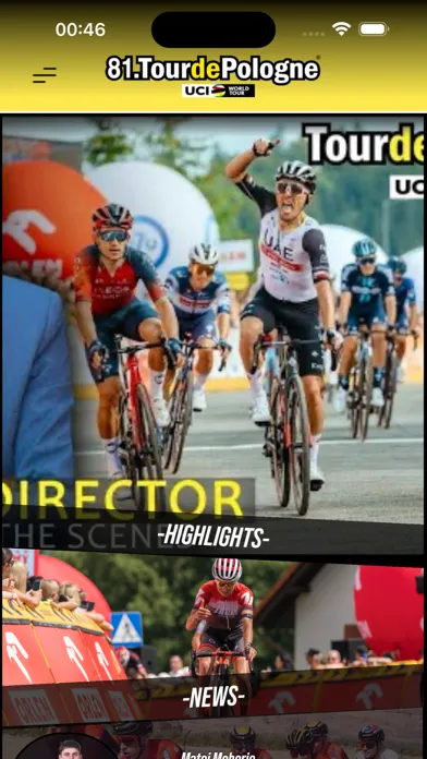 Tour de Pologne Official スクリーンショット