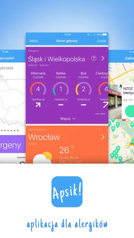 Zrzuty ekranu Apsik!