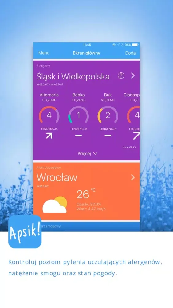 Zrzuty ekranu Apsik!