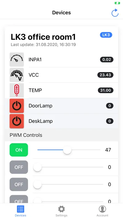 ATS MQTT Client应用截图