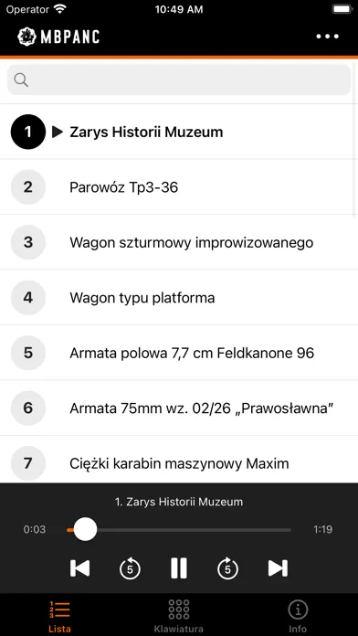 Ảnh chụp màn hình của MUZEUM BRONI PANCERNEJ-POZNAŃ