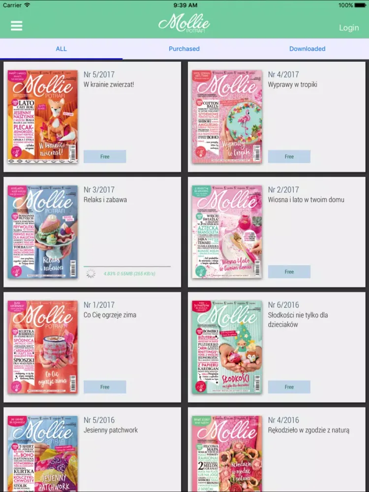 Mollie Potrafi iPad  سکرین شاٹس
