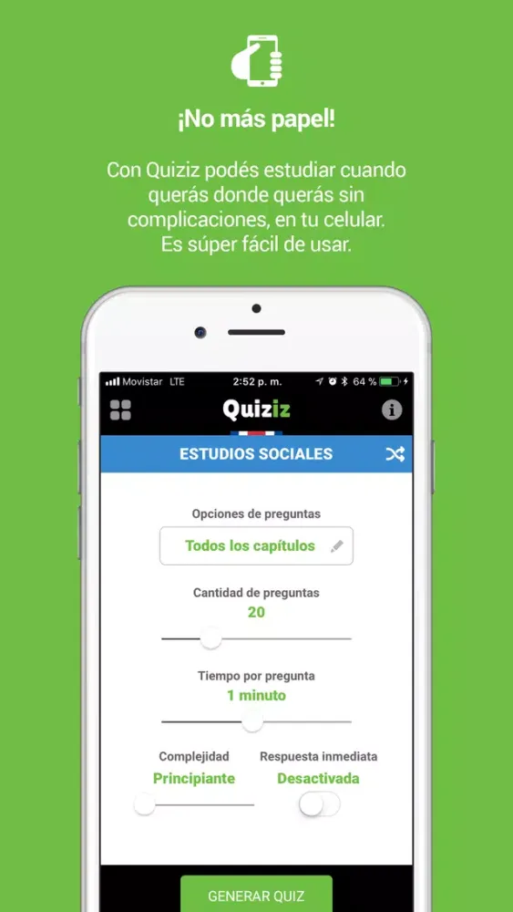 ภาพหน้าจอของ Quiziz Bachillerato Costa Rica