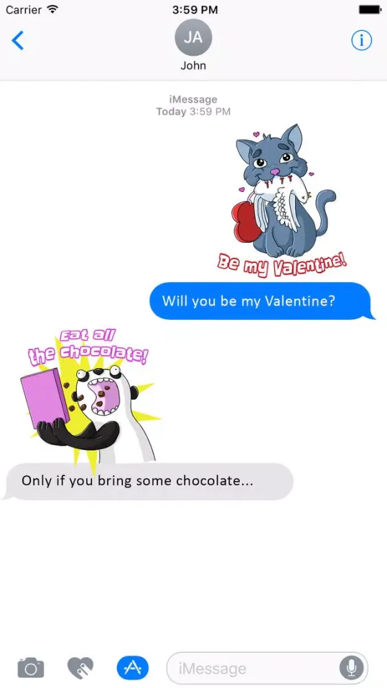 I Love You - Valentine's Day Stickers Screenshots