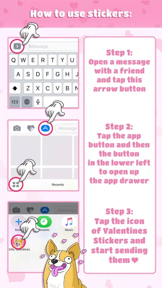 I Love You - Valentine's Day Stickers Screenshots