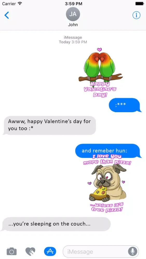 I Love You - Valentine's Day Stickers Screenshots