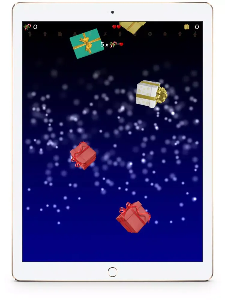 Tangkapan layar Holiday Tapp Gingerbread Chase iPad 