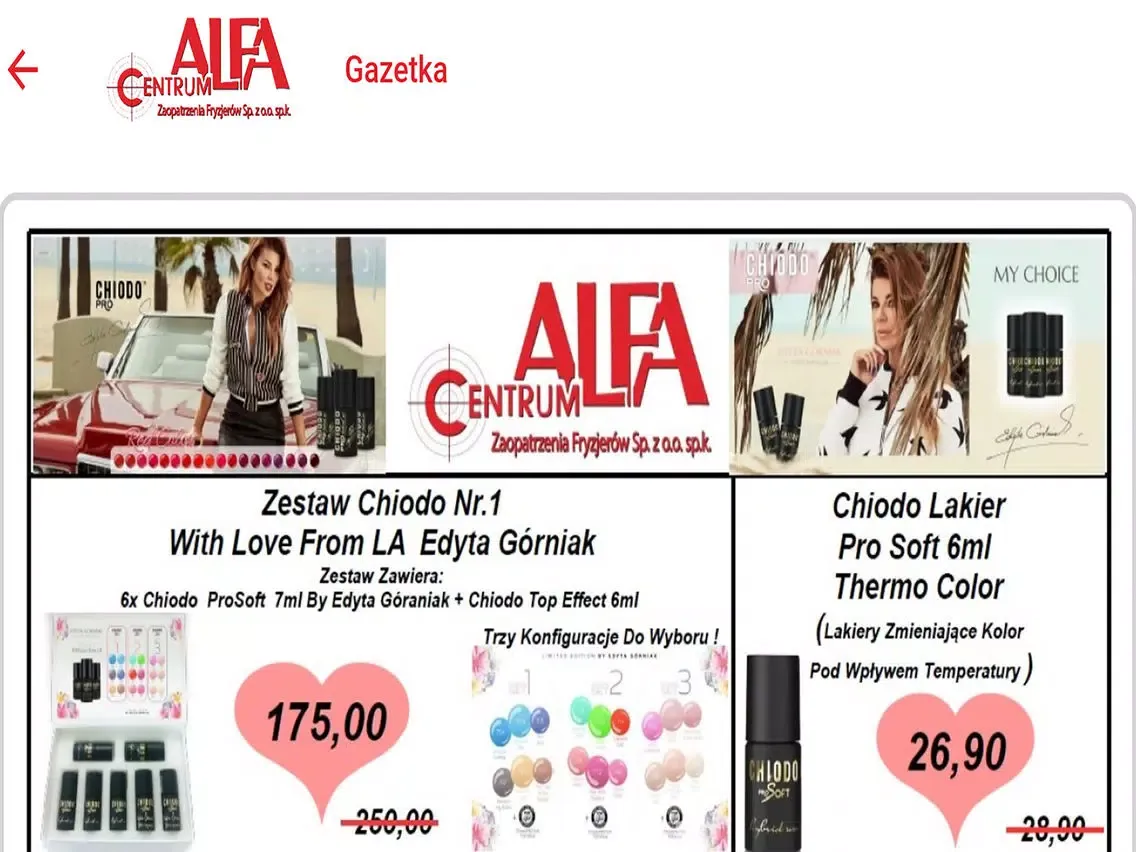 Скриншоты Alfa Centrum Zaopatrzenia Fryzjerów iPad 