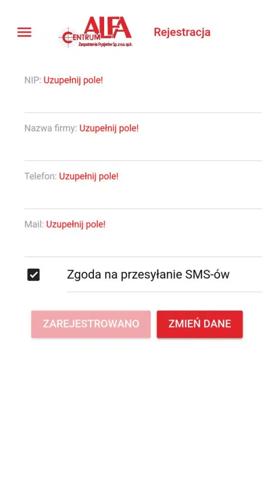 Скриншоты Alfa Centrum Zaopatrzenia Fryzjerów