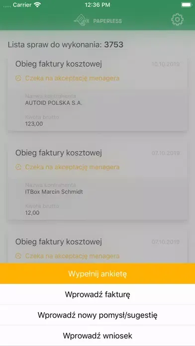 Capturas de pantalla de Paperless Move Billennium