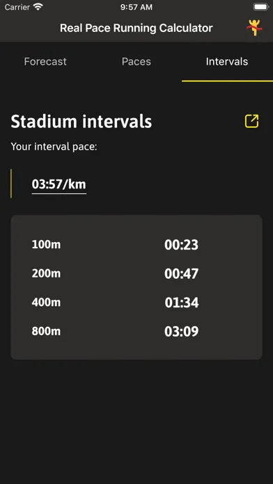 Capturas de pantalla de Real Pace Running Calculator