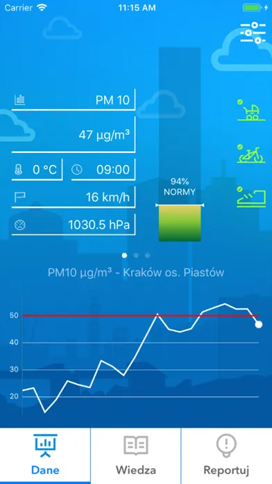 Captures d'écran de Powietrze Kraków