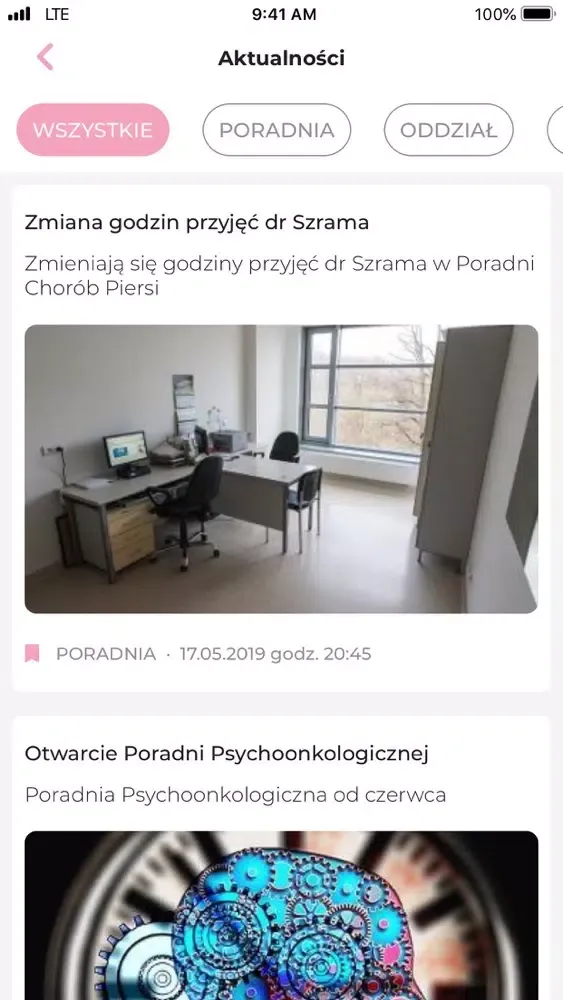 Centrum Chorób Piersi UCK Ekran Görüntüleri